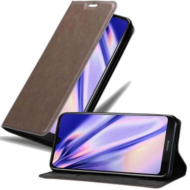 Nokia 4.2 Suojakuori Lompakkokotelo (Ruskea)