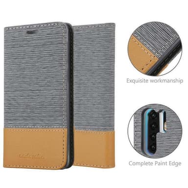 Huawei P30 PRO Suojakuori Lompakkokotelo (harmaa)