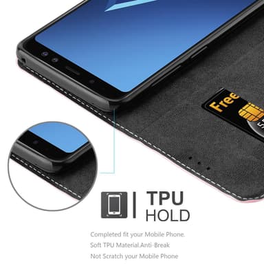 Samsung Galaxy A8 2018 Suojakuori (Vaaleanpunainen)