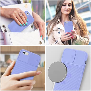 iPhone 6 / 6S Case Suojakuori Cover (Violetti)
