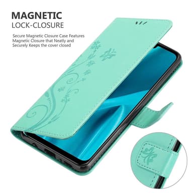 Huawei Y9 2019 Suojakuori Lompakkokotelo (Turkoosi)