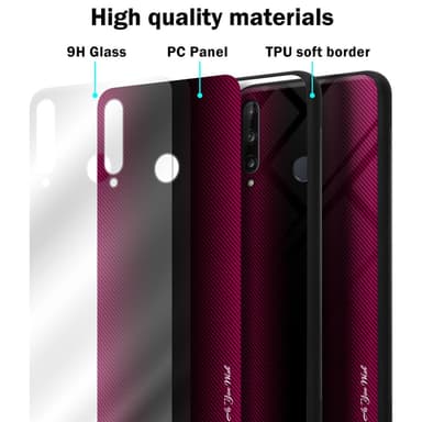 Huawei P40 LITE E Suojakuori Kotelo (Vaaleanpunainen)