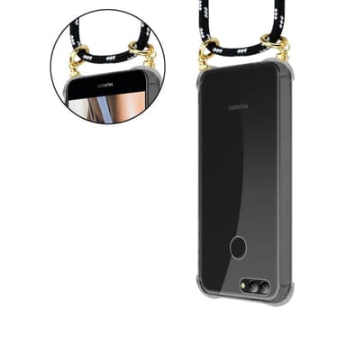 Huawei NOVA 2 Suojakuori Kotelo Ketju (Musta)