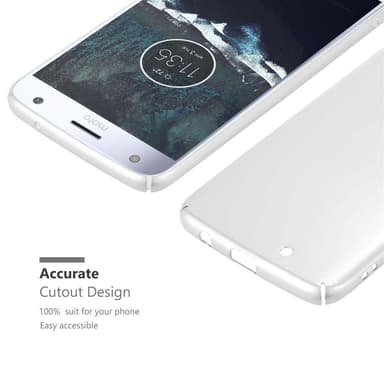 Motorola MOTO X4 Suojakuori Kotelo Cover (Hopea)