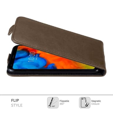 LG Q STYLUS Suojakuori Lompakkokotelo (Ruskea)