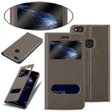 Lompakkokotelo Huawei P10 LITE Case (Ruskea)