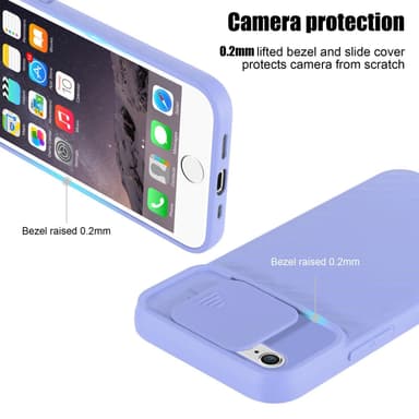 iPhone 6 / 6S Case Suojakuori Cover (Violetti)