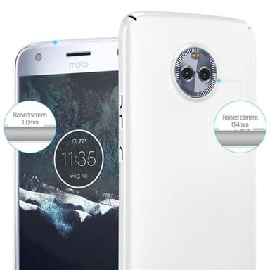 Motorola MOTO X4 Suojakuori Kotelo Cover (Hopea)