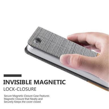 iPhone 5C Suojakuori Lompakkokotelo (harmaa)