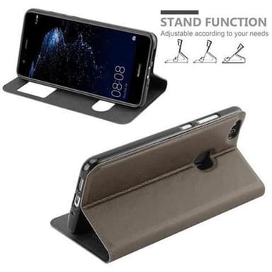 Lompakkokotelo Huawei P10 LITE Case (Ruskea)