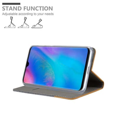 Huawei P30 PRO Suojakuori Lompakkokotelo (harmaa)