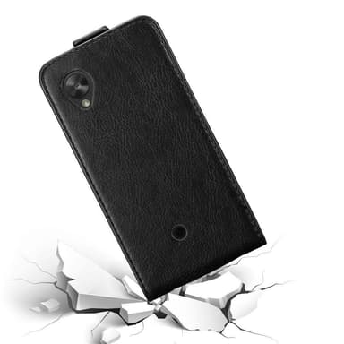 LG Google NEXUS 5 Suojakuori Lompakkokotelo (Musta)