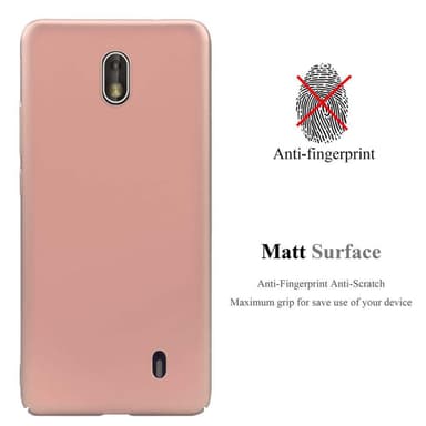 Nokia 1 2018 Suojakuori Kotelo Cover (Vaaleanpunainen)