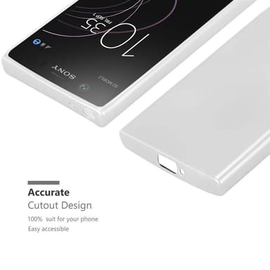 Sony Xperia XZ1 COMPACT Suojakuori Kotelo (Hopea)