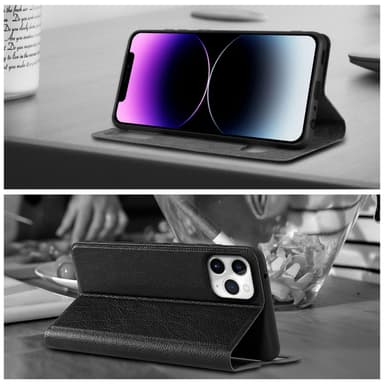 Lompakkokotelo iPhone 11 PRO Case (Musta)