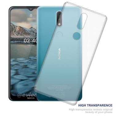 Nokia 2.4 Suojakuori Kotelo (Läpinäkyvä)