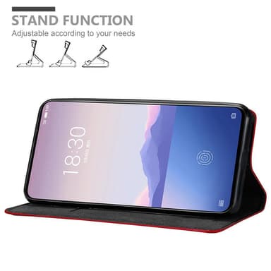 MEIZU 16Xs Suojakuori Lompakkokotelo (Punainen)