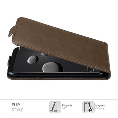 Huawei MATE 10 PRO Suojakuori Lompakkokotelo (Ruskea)