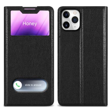 Lompakkokotelo iPhone 11 PRO Case (Musta)