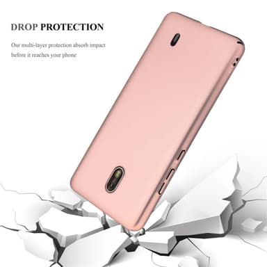 Nokia 1 2018 Suojakuori Kotelo Cover (Vaaleanpunainen)