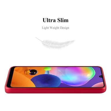 Samsung Galaxy A31 Suojakuori Kotelo (Punainen)
