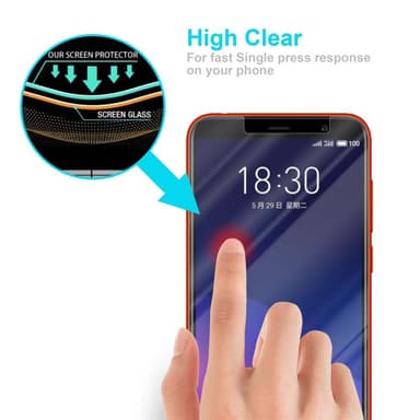 MEIZU M6T Näytönsuoja Karkaistu lasi Suojakalvo