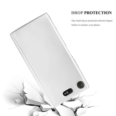 Sony Xperia XZ1 COMPACT Suojakuori Kotelo (Hopea)