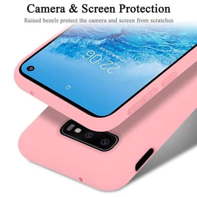 Samsung Galaxy S10e Suojakuori Kotelo (Vaaleanpunainen)