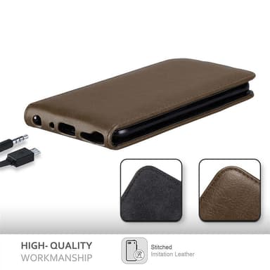 LG Q STYLUS Suojakuori Lompakkokotelo (Ruskea)