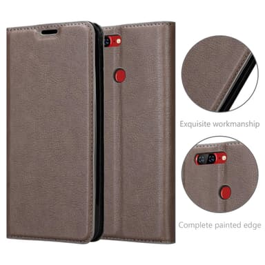 Lenovo S5 Suojakuori Lompakkokotelo (Ruskea)