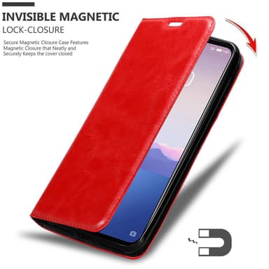MEIZU 16Xs Suojakuori Lompakkokotelo (Punainen)