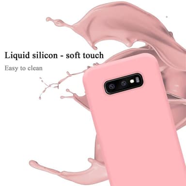 Samsung Galaxy S10e Suojakuori Kotelo (Vaaleanpunainen)