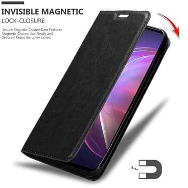 Vivo V21 4G / 5G Suojakuori Lompakkokotelo (Musta)
