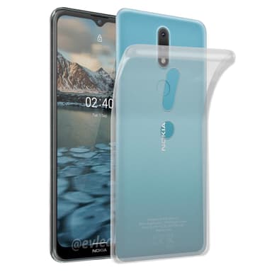 Nokia 2.4 Suojakuori Kotelo (Läpinäkyvä)
