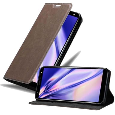 LG K40 Suojakuori Lompakkokotelo (Ruskea)