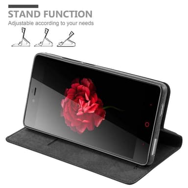 ZTE Nubia Z9 MAX Suojakuori Lompakkokotelo (Musta)