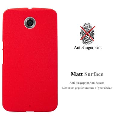 Suojakuori Motorola Google NEXUS 6 Kotelo (Punainen)