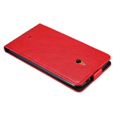 Nokia Lumia 1320 Suojakuori Lompakkokotelo (Punainen)