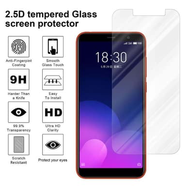 MEIZU M6T Näytönsuoja Karkaistu lasi Suojakalvo