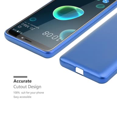 HTC Desire 12 PLUS Suojakuori Kotelo (Sininen)