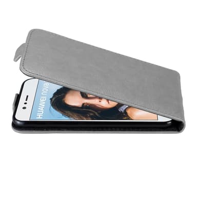 Huawei NOVA 2 Suojakuori Lompakkokotelo (harmaa)