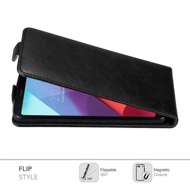 LG G6 Suojakuori Lompakkokotelo (Musta)