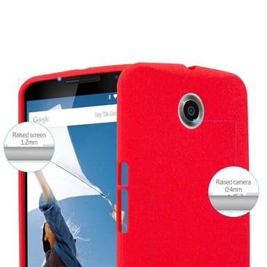 Suojakuori Motorola Google NEXUS 6 Kotelo (Punainen)