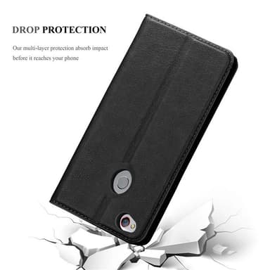 ZTE Nubia Z11 MINI S Suojakuori Lompakkokotelo (Musta)