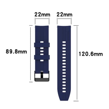 Kellon ranneke 22mm Galaxy Gear S3/Gear 2