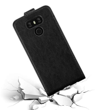 LG G6 Suojakuori Lompakkokotelo (Musta)