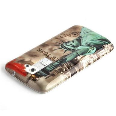 LG G2 Suojakuori Case Cover (Ruskea)