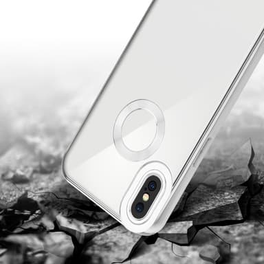 iPhone X / XS Suojakuori Kotelo (Läpinäkyvä)