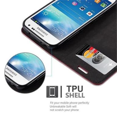 Samsung Galaxy S4 MINI Suojakuori Lompakkokotelo