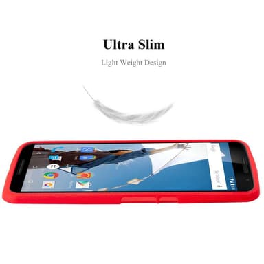 Suojakuori Motorola Google NEXUS 6 Kotelo (Punainen)